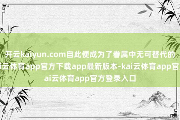 开云kaiyun.com自此便成为了眷属中无可替代的传家宝-kai云体育app官方下载app最新版本-kai云体育app官方登录入口